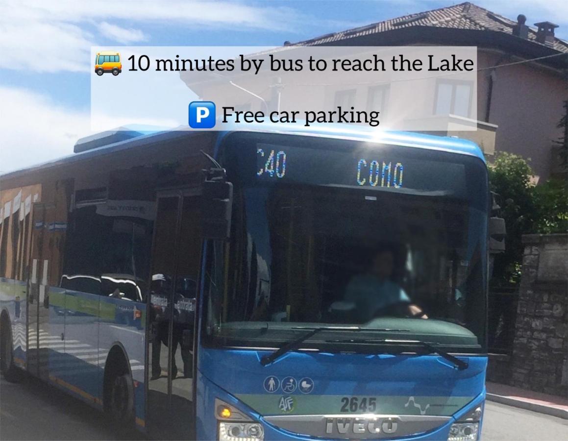 B&B La Corte And Home Restaurant - Free Parking - 10 Minutes To The Lake And Centre 코모 외부 사진